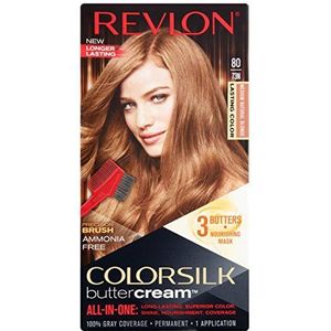Revlon Luxurious Colorsilk Buttercreme-haarverf, 126,8 ml, 80/73 N, medium natural blonde