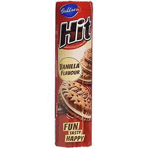 Bahlsen Hit Vanilla Flavour Biscuit, Pack van 12 x 220 g