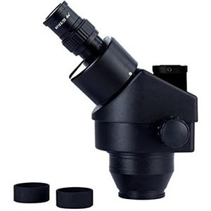 Microscoop Accessoires 7X-45X Simul Focal Trinoculaire Microscoop Optische Stereo Zoom Hoofd Mechanic Microscopio Compleet Optioneel Accessoire Duurzaamheid En Betrouwbare Prestaties (Maat: Zwart)