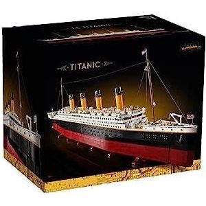 OKCELL Technik Titanic schip modelbouwpakket, groot cruiseschip model bouwstenen set compatibel 10294 DIY bakstenen kinderspeelgoed, 9090 stuks
