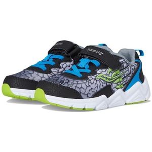 Sperry A/O 2 Premier Lace Veterschoenen voor heren, zwart groen, 4.5 Big Kid