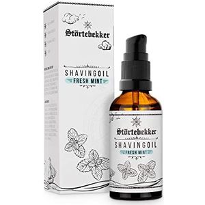 Störtebekker® Premium Rasieröl für Rasurvorbereitung und Rasur der Konturen - 50ml Shaving Oil Vegan - Rasier Öl Herren mit angenehmen Duft - Hochwertige Inhaltsstoffe - Made in Germany