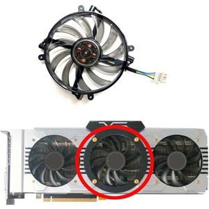 Voor MANLI voor GeForce GTX1070 1070ti 1080 voor Gallardo grafische kaart vervangende ventilator FD7010H12D(Middle fan)