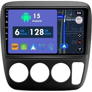 RoverOne Autoradio GPS voor Honda CR-V CRV 1995-2001 Carplay Android Auto Stereo Hoofdeenheid Bluetooth WiFi Radio Speler Sat Navigatie