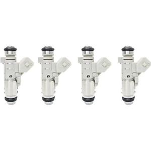 Brandstofinjector Benzine-injectiesproeiers Voor 106 1.4l 1996-2005 Voor 206 Hatchback/SW 1.4L 1998-2012 IPM001 FJ10727-12B1 9625587380 4 Stuks Brandstofinjector