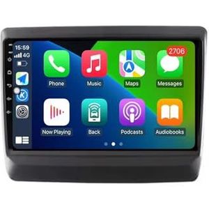 Android 14 Autoradio 9 inch touchscreen voor Isuzu D-Max Dmax 2020 2021 2022 2023 Autoradio Navigatie met Carplay met GPS navigatie Bluetooth FM USB Steering Wheel Control(X9 8G+256G)