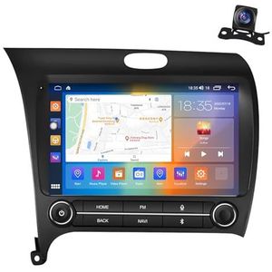 Android 13.0 2 Din Autoradio 10"" Touchscreen Auto Stereo Voor KIA K3 2013-2018 Met Draadloze Carplay Android Auto GPS Navigatie AHD Omgekeerd Beeld Stuurwielbediening(Color:A,Size:P1(1G+16G))