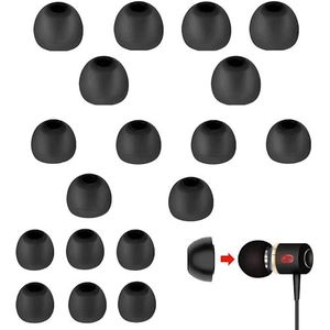 Oordopjes, 9 Paar Vervangende Oordopjes, Siliconen Oordoppen, 3 Size (S/M/L)