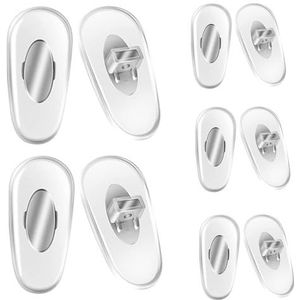 Zonnebril Brillen Neuspads, BEHLINE Zachte Anti-Slip Glazen Vervanging Neusstukken, Plug-in/Insert Neusbrug Pads Neusbeschermers