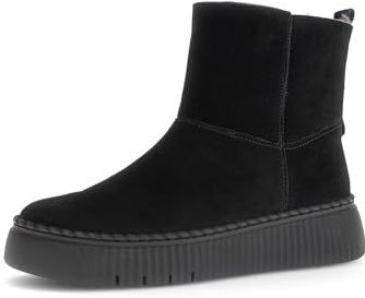 Gabor - Chelsea Laarzen - Zwart - Lamsvacht - Enkellaarsjes