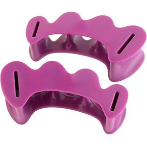 Correct Toes – Bunion Corrector, teen separator & teen spacers voor mannen en vrouwen, Unisex, pruim, medium