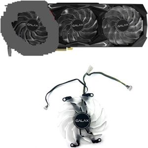 Koelventilator 87mm 4-pins RTX3060ti 3080 3090 GPU-ventilator voor GALAX KFA2 RTX 3060 3090Ti SG (1-klik OC-functie) grafische kaart(A)