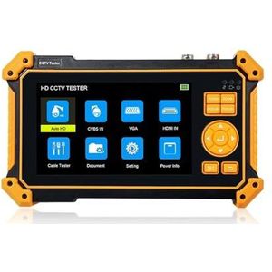 CCTV-tester 5in CCTV Tester 8MP AHD CVI TVI SDI Videobewakingscamera Monitor 4K Cftv Tester Met VGA-ingang Kabel Tracker Beveiligingscameratester (Color : TI-HD9631C, Size : A)