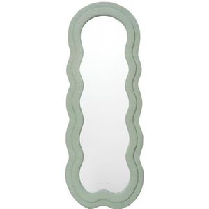 Flamingueo Staande Spiegel - Golvende Spiegel, Wavy Mirror Teddy, Vloerspiegel, Decoratieve Wandspiegels, Kamerdecoratie, Asymmetrische Spiegel