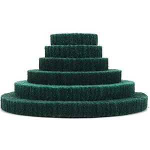 Schuurflap met korrel, schuurwielen 1 STUKS Non-woven schuursponsje 4""/5""/6""/8""/10""/12"" Flap Wheel Nylon Fiber Polijstwiel Schijf 25mm/50mm Dikte for Roestverwijdering(25mm Thick 100mm)