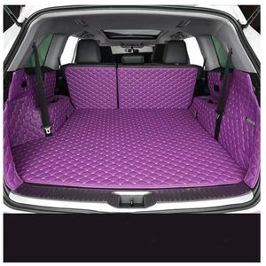 Kofferbakbeschermer Kofferbakmatten Voor BMW F10 2010-2016 Waterdichte Leren Stylingbeschermers Voor Het Interieur Auto Kofferbakmatten(Purple b)