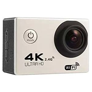 Sport DV HD Met afstandsbediening WIFI Waterdichte camera waterdichte buiten rijdende luchtduikcamera(Color:Silver Grey)