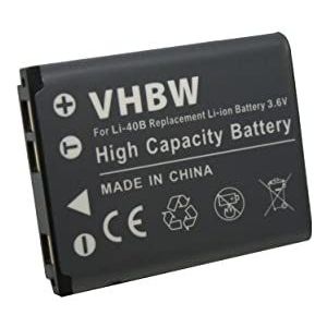 vhbw Accu compatibel met Fuji/Fujifilm FinePix JV100, JX200, JZ300, JZ500, XP10, Z70, Z700 EXR, Z700EXR, DSLR-camera (500mAh, 3,6V, Li-Ion)