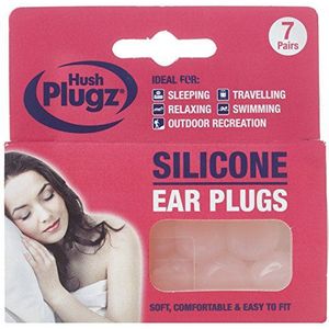 Single Use Instruments Ltd UK Hush Plugz oordopjes van siliconen, 3 verpakkingen