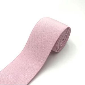 1 meter 40 mm elastische banden voor broeken taille rubberen band stretch singels tapes riem DIY ondergoed kleding naaien accessoires-roze-40mm