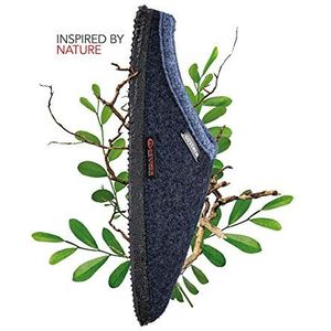 GIESSWEIN Pantoffel Dannheim - Vilten pantoffels, lichtgewicht muiltjes voor mannen en vrouwen, comfortabele schoenen voor thuis, anti-slip