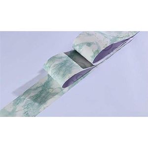 Behang pellen en plakken, Behangranden for muren, decoratieve randen for plafonds in de badkamer, woonkamer en keuken(Green Emerald,10CM X 500CM)