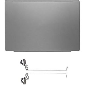 WANGHUIH Grijze achterkant LCD deksel deksel achterkant + scharnieren scharnier compatibel met HP Pavilion 13-AN 13-AN0000 13-AN100 laptop