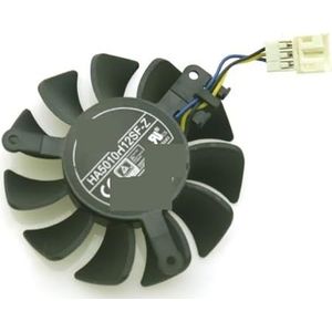 HA5010H12SF-Z 12V 0.13A 50mm GPU Fan For MSI RX560 550 RX460 2G/4GT LP OC Graphics Card Cooler Cooling(HA5010H12SF-Z-A)
