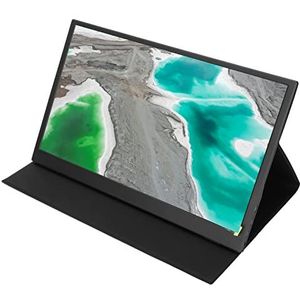 Draagbare Monitor, 1920 X 1080 HDR-technologie 15,6 Inch Draagbare Monitor Meerdere Weergavemodi voor Laptop voor Computer voor Mobiele Telefoon