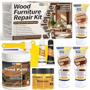 Houten Meubelreparatieset - Houtrotvuller - Houtplamuur - Reparatie van Krassen en Barsten