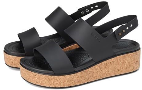 Crocs - Brooklyn Cork Lowedge - Sandalen - Multicolor - LiteRide™ Foam
