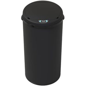 SVITA Sensor-vuilnisemmer 42 liter, staal, vuilnisemmer met sensor, elektrische afvalemmer, keuken, automatische vuilnisbak, zwart