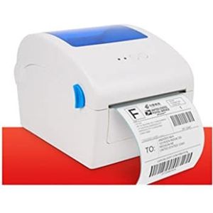 Etiketprinters Express Electronic Waybill Epacket Logistics Verzending Factuur Product Prijs Sticker Label 20-104mm Thermische Barcode Printer (Color : White, Size : M)