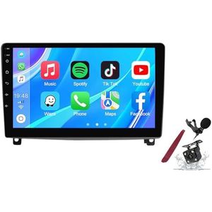 Android 14 Autoradio Sat Navi voor P-eugeot 407(2004-2011) 9 Inch Touchscreen Multimedia Speler met Draadloze Carplay GPS Navigatie FM RDS Bluetooth 5G-WiFi SWC DSP,M120s