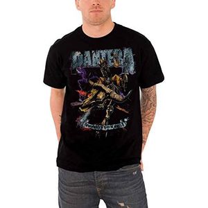 Pantera T Shirt Mannen Vintage cowboys from hell album nieuw Officieel Zwart L