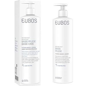 Eubos Wasemulsie met doseersp. blauw | 200 ml | tegen onzuivere huid | zachte lichaamsreiniging | huidtolerantie dermatologisch getest | pH-huidneutraal