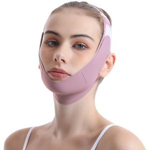 Gezichtsbanden, V-Line Lifting Kinband, V-Line Lifting Masker, Herbruikbaar V-Line Masker Gezichtsmasker Afslankende Band, Gezichtscontouren Slapen Anti-Rimpel Band, V-Line Masker Kin-up Masker