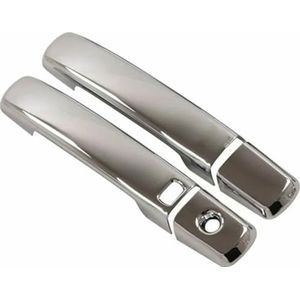 Deurgreep passagierszijde voor Nissan Pathfinder R51 2005-12 Chromen autodeurgreep afdekking sticker