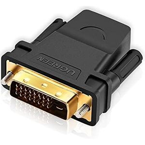 Ugreen High Speed HDMI Female naar DVI 24+1 DVI-D Male Adapter Gold Plated Support 1080P voor HDTV, Plasma, DVD en projector