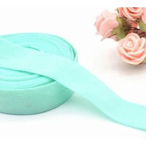 20mm platte zachte elastische band voor ondergoed broek beha rubber kleding decoratieve verstelbare tailleband naaien DIY accessoires 1-10y-mint groen-10yards