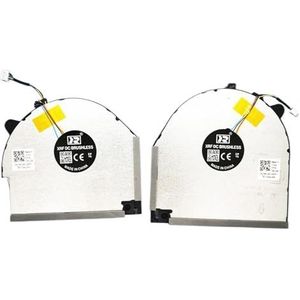 Computerventilator, CPU-ventilator voor Y7000 Y530 Y530-15ICH DFS200105BR0T, GPU-koeler voor laptop, 4-draads koeler (PAIR FAN)