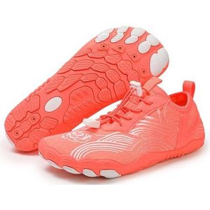 Geaard Barefoot Schoenen Schoenen Schoenen voor Vrouwen Mannen, Comfortabele Ademende Waterschoenen, Antislip Strand Outdoor Running Sneakers, A05 Oranje, 42 EU