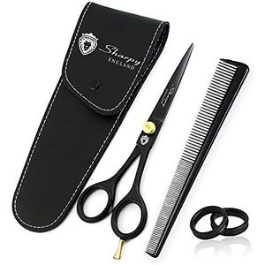 Tijeras de peluquería profesionales para peluqueros de acero inoxidable - Tijeras de corte de pelo - para peluqueros de salón, hombres y mujeres es**