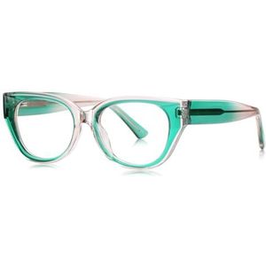Kat Oogbril Anti-Blauw Licht TR90 Dik Frame Vierkant Mannen Vrouwen Bril Frame Mode, Groen Roze Frame