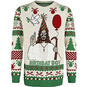 Ugly Christmas Sweater Birthday Boy Christmas jumper meerkleurig M