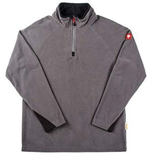 Engelbert Strauss Heren fleece trui Troyer dryplexx Micro, antraciet, L