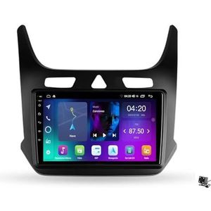 ZWCLSH Android 13 Dubbele Din Autoradio met Draadloze Carplay & Android Auto, BT 5.0, DSP, 9"" QLED Touchscreen Compatibel met Chevrolet Cobalt 2 2011-2018, Backup Camera, SWC AM/FM Auto Stereo, 1NF