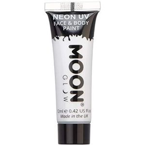 Moon Glow - UV-neonverf wit gezicht en lichaam 12 ml