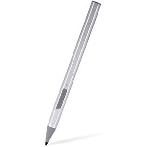 Nieuwe stylus pen anti-verloren 4096 drukgevoeligheid actieve stylus met magnetische bevestiging voor Microsoft Surface Pro 4/5/6 (zilver)
