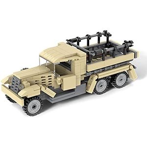 Myste Technics Militaire Type 94 Truck, 258 stuks WW2 Leger Type 94 Tank Creatieve DIY Bouwstenen Model, Bouwset Compatibel met Lego Technic, 17 x 5,5 x 6,5 cm (24Z6W6113324K4O)